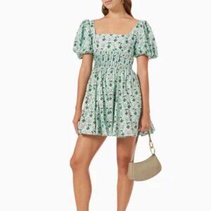 AGUA BY AGUA BENDITA Herbal Caramelo Mini Dress Mini size small